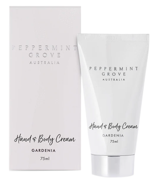 Peppermint Grove Hand & Body Cream 75ml – Gardenia