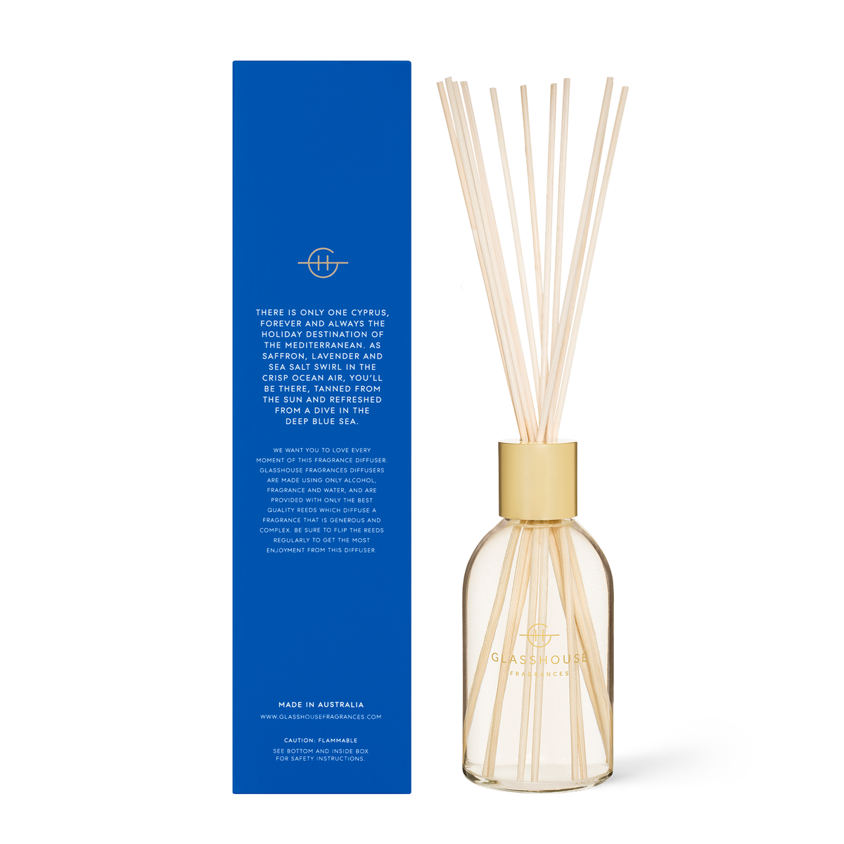 Glasshouse Fragrances – Diving Into Cyprus Diffuser 250mL – Pinch of ...
