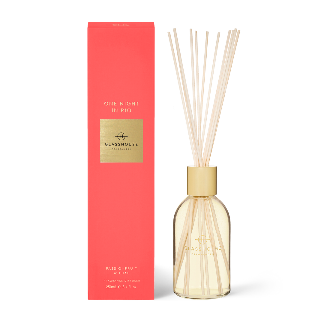 Glasshouse Fragrances – One Night In Rio Diffuser 250mL