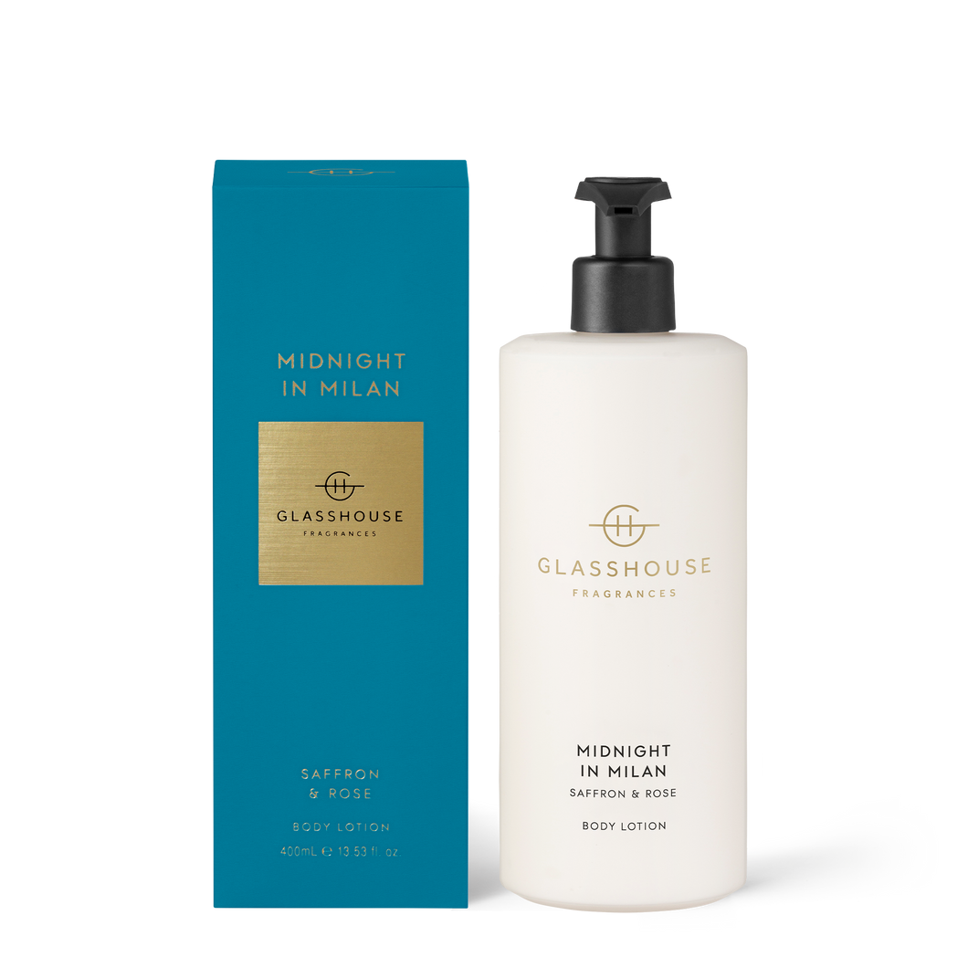 Glasshouse Fragrances – Midnight In Milan Body Lotion