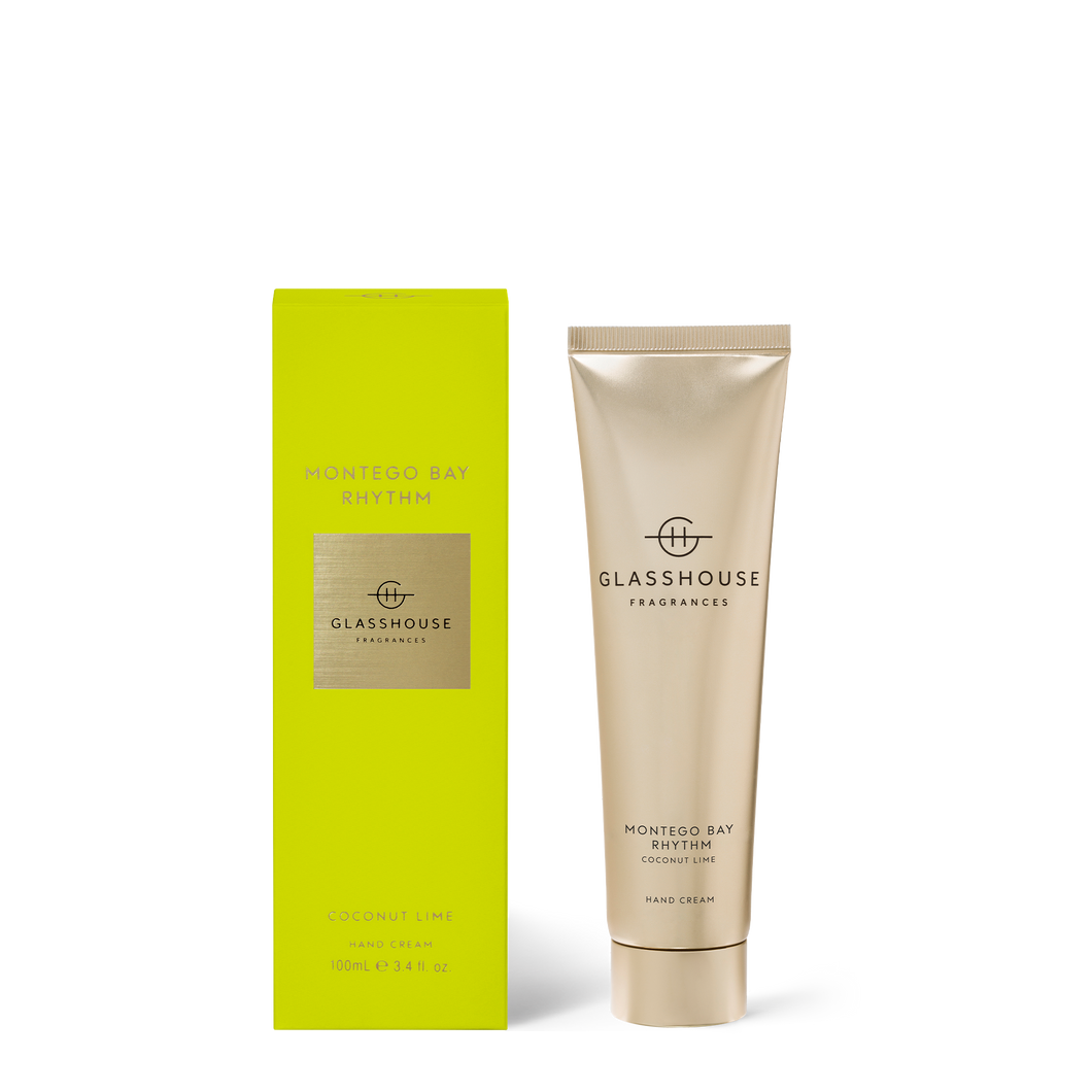 Glasshouse Fragrances – Motego Bay Rhythm 100ml Hand Cream