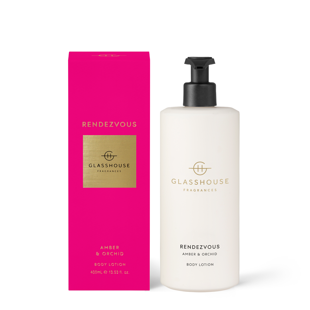 Glasshouse Fragrances – Rendezvous Body Lotion