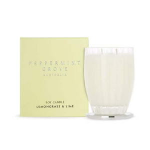 Peppermint Grove Candle – Lemongrass & Lime