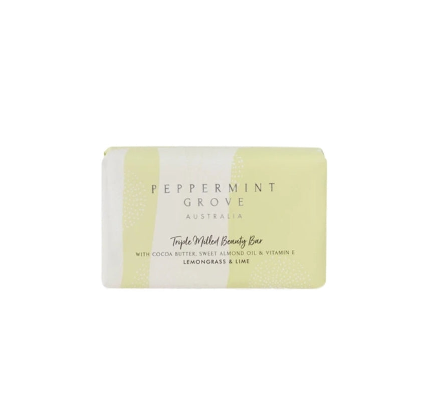 Peppermint Grove - Beauty Bar Soap - Lemongrass & Lime
