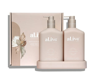 Wash + Lotion Duo + Tray - Applewood & Goji Berry